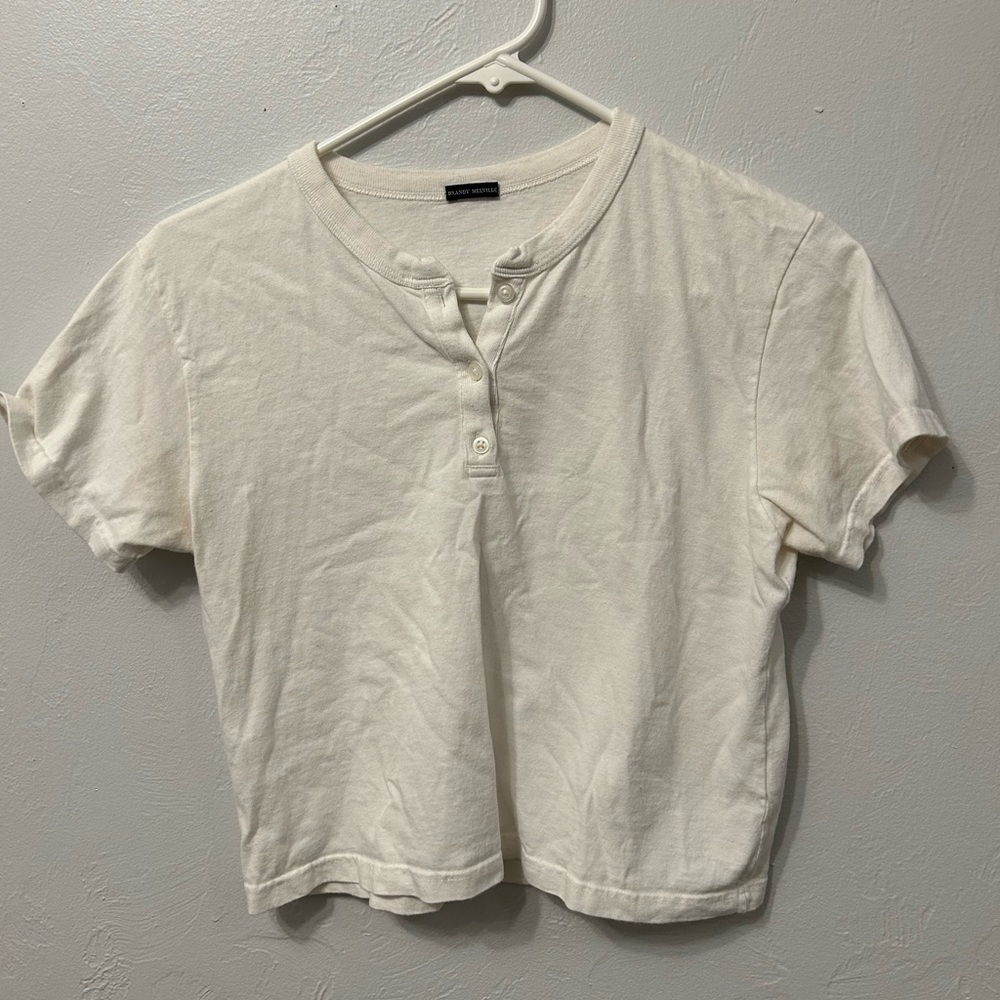 White button t-shirt - Picture 1 of 3